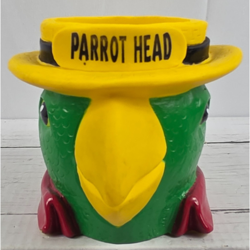Margaritaville Parrot Head Jimmy Buffet Can Cup 3.75" Tall Koozie, Vintage